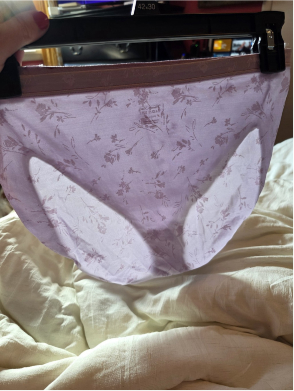 Vintage Vanity Fair Floral Bikini Panties Size 7 Large - Picture 2 of 7